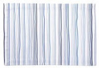 13" x 19" Blue Watercolor Stripe Fabric Placemat