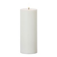 3" x 9" LED White 3D Flame Candle by Uyuni