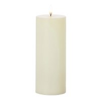 3" x 9" LED Ivory 3D Flame Candle by Uyuni