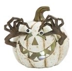 5.5" LED White Jack O Lantern