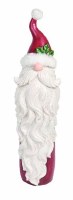 16" Red and White Polyresin Slim Santa