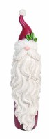 14" Red and White Polyresin Slim Santa