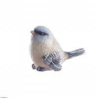 2.5" Blue and White Bird Facing Forward