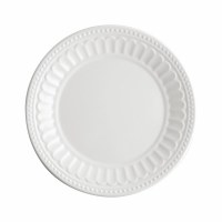 9" Round White Melamine Chateau Plate