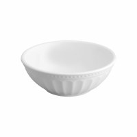 7" Round White Melamine Chateau Bowl