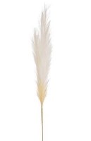 44" Faux Two-Toned Cream Plume Spray