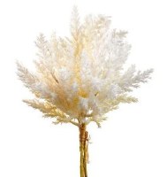 14" Faux Ivory Pampas Grass Bundle