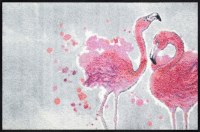 20" x 30" Pink Flamingos Washable Floor Mat