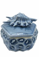 4" Blue Lambis Shell Trinket Box