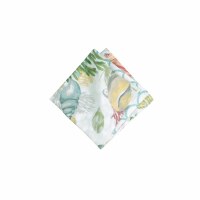 20" Square Multicolor Shell Wood Cloth Napkin