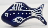 Blue Fish Drawer Pull