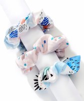 Set of 3 Multi Pastels Hair Scrunchie