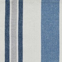 13" x 36" Blue and White Striped Chiswell Table Runner