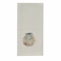 18" x 26" White Shore Scallop Kitchen Towel