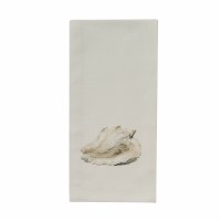 18" x 26" White Shore Whelk Kitchen Towel