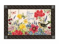 18" x 30" Bloom With Grace Floral Doormat