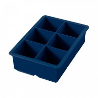 Deep Indigo Silicone King 2" Ice Cube Tray