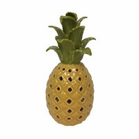 7" LED Yellow Pineapple Figurine