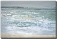 38" x 60" Small Waves Spin Drift Canvas Wall Art