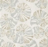 20" Square Light Beige and Gray Sanibel Fabric Napkin