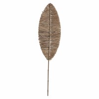 63" Natural Handmade Raffia Banana Leaf