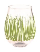 15 oz Seagrass Acrylic Stemless Wine Glass