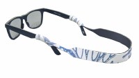 17" Blue and White Coral Sunglass Strap