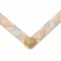 Medium Laney Multipastels Palmetto With Gold Palm Leaf Strap