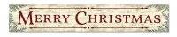 8" x 47" Branch Framed Merry Chritmas Wood Above Board Plaque