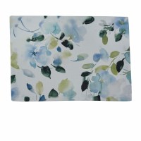 13" x 19" Blue Flowers Hidden Beauty Fabric Placemat