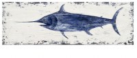 20" x 60" Blue Swordfish Canvas Wall Art