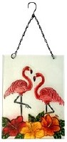 12" x 8" Fantastic Flamingo Sun Catcher