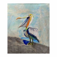 50" x 60" Talking Pelican Throw