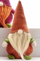 11" Orange Carrot Veggie Gnome