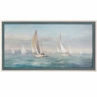 28" x 52" Weekend Sail Gel Textured Framed Art Print