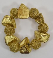 Gold Nugget Napkin Ring