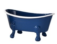 6" Dark Blue Bath Tub Soap Dish