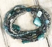 Turquoise Pearl Bead Bracelet