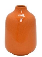 Orange Cermaic Vase