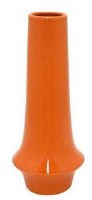 Orange Tall Flair Base Vase