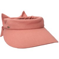 4.25" Brim Terracotta Arosa Cotton Visor With Velcro Closure