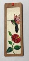 Humming Bird and Flower Quilling Bookmark