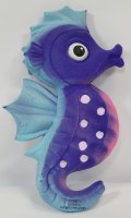 Purple and Blue Grow Seahorse