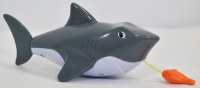 6" Pull String Shark Bath Toy