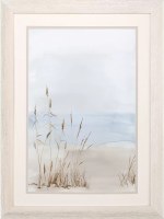 49" x 37" Soft Beach Grass 2 Print Framed Under Glass