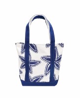 17" Kate Nelligan Blue and White Starfish Tote Bag