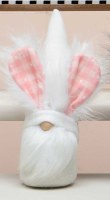 7" Hairy Hare White Bunny Easter Gnome