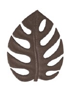 6" Bronze Metal Monstera Leaf Trivet