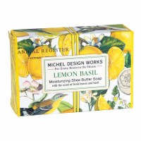 4.5 oz Lemon Basil Boxed Single Bar Soap