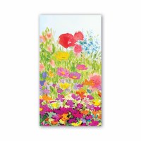 8" x 4" Multicolor The Meadow Guest Towels